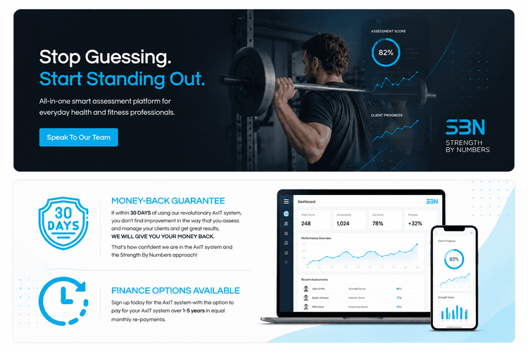 Strength by Numbers performance dashboard built in Google Data Studio