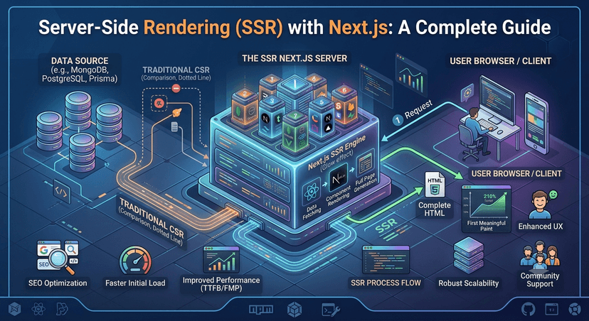 Server-Side Rendering (SSR) with Next.js: A Conceptual Guide