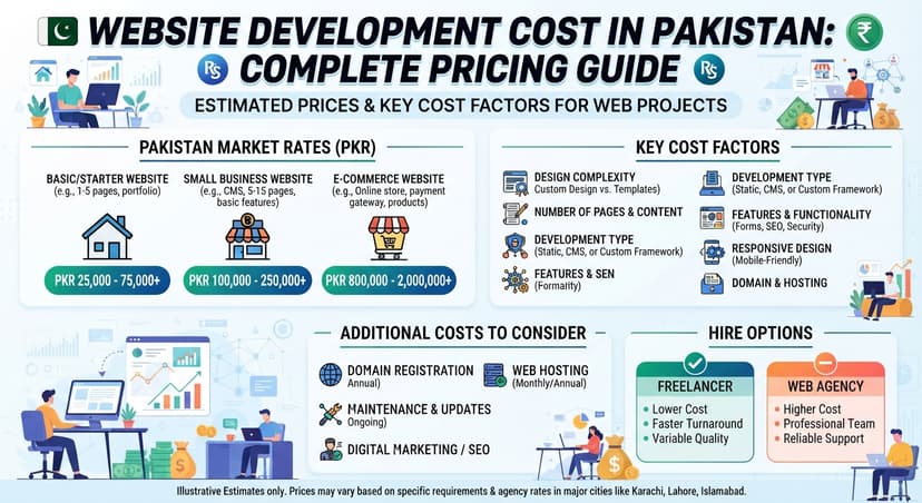Website Development Cost in Pakistan: Complete Pricing Guide