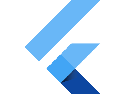 Flutter technology icon